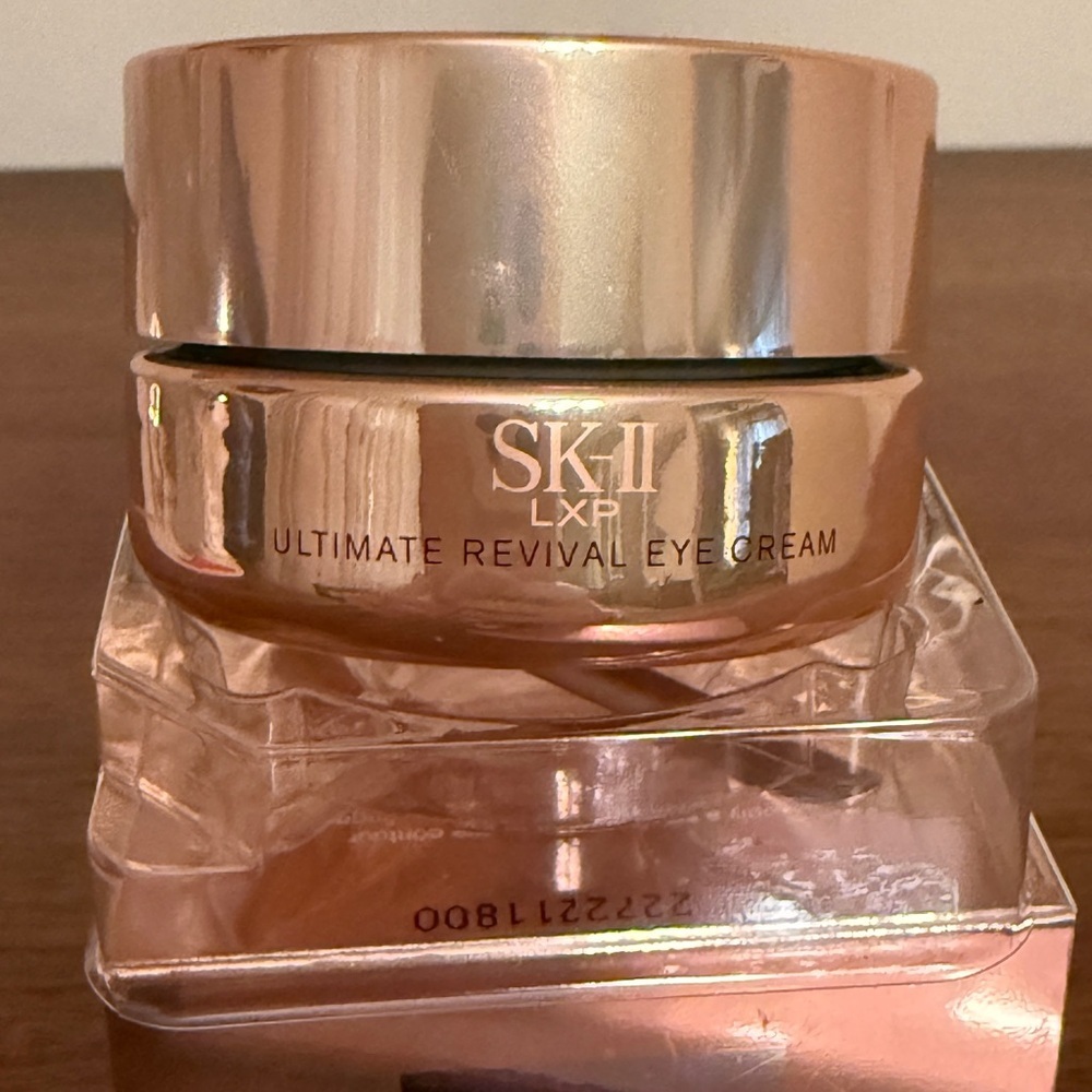 SK-II LXP Ultimate Revival Eye Cream, 0.52 oz, NIB with Seal on Jar, Anti-Aging - Picture 2 of 8